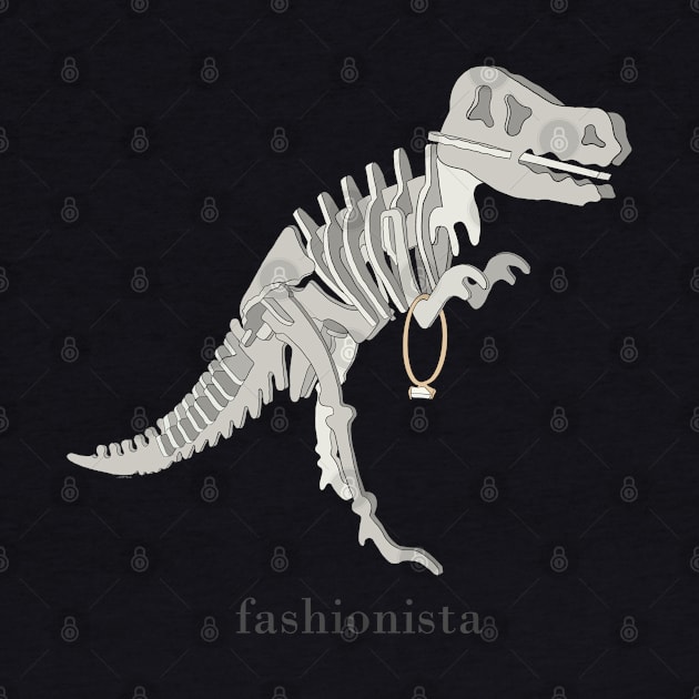 Elegant fashion dino by Johka